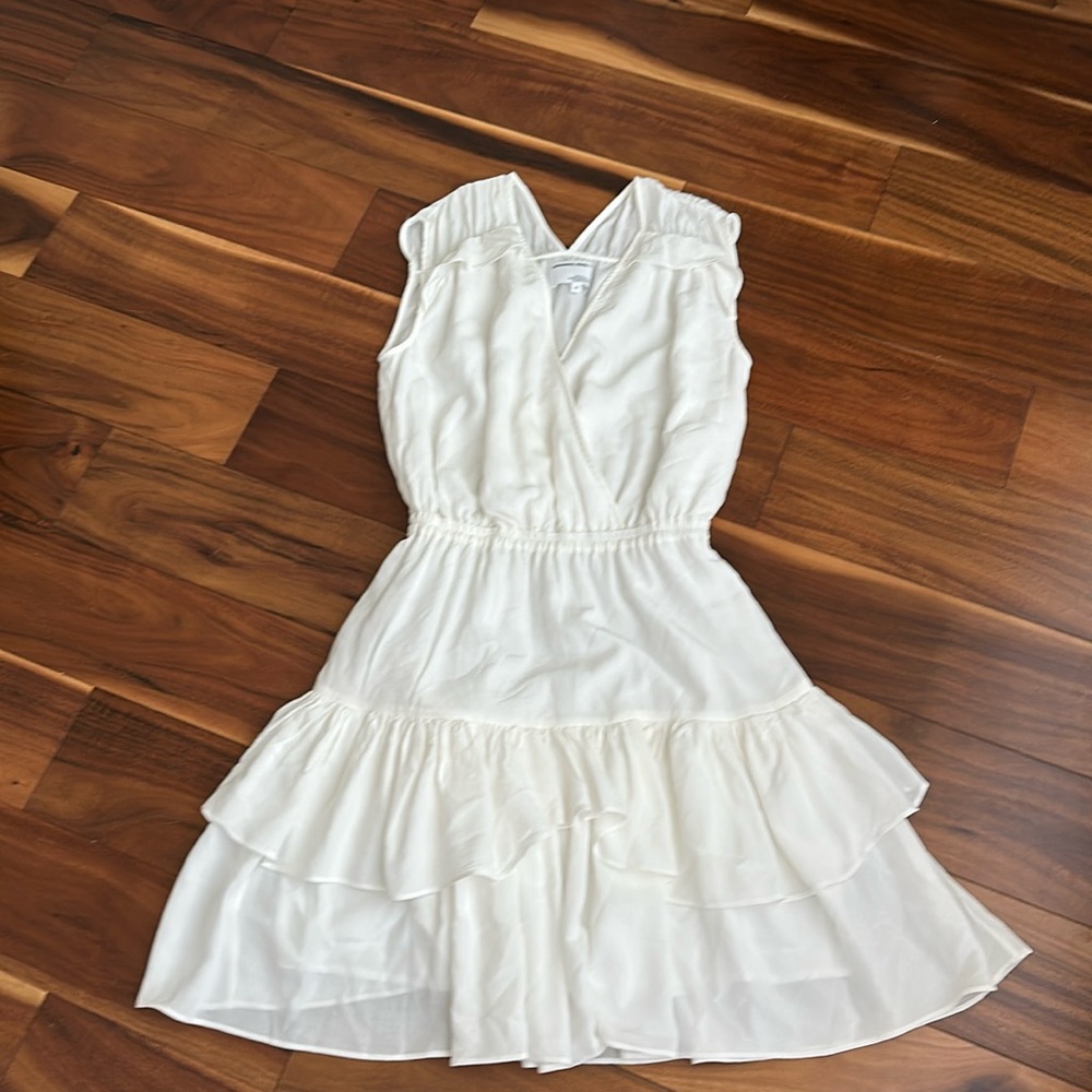 DESIGNERS REMIX GIRLS ELIZA RUFFLE DRESS CREAM SIZE 16